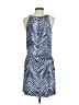 BCBGMAXAZRIA Chevron-herringbone Blue Casual Dress Size S - photo 2