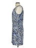 BCBGMAXAZRIA Chevron-herringbone Blue Casual Dress Size S - photo 5