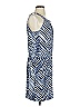 BCBGMAXAZRIA Chevron-herringbone Blue Casual Dress Size S - photo 4
