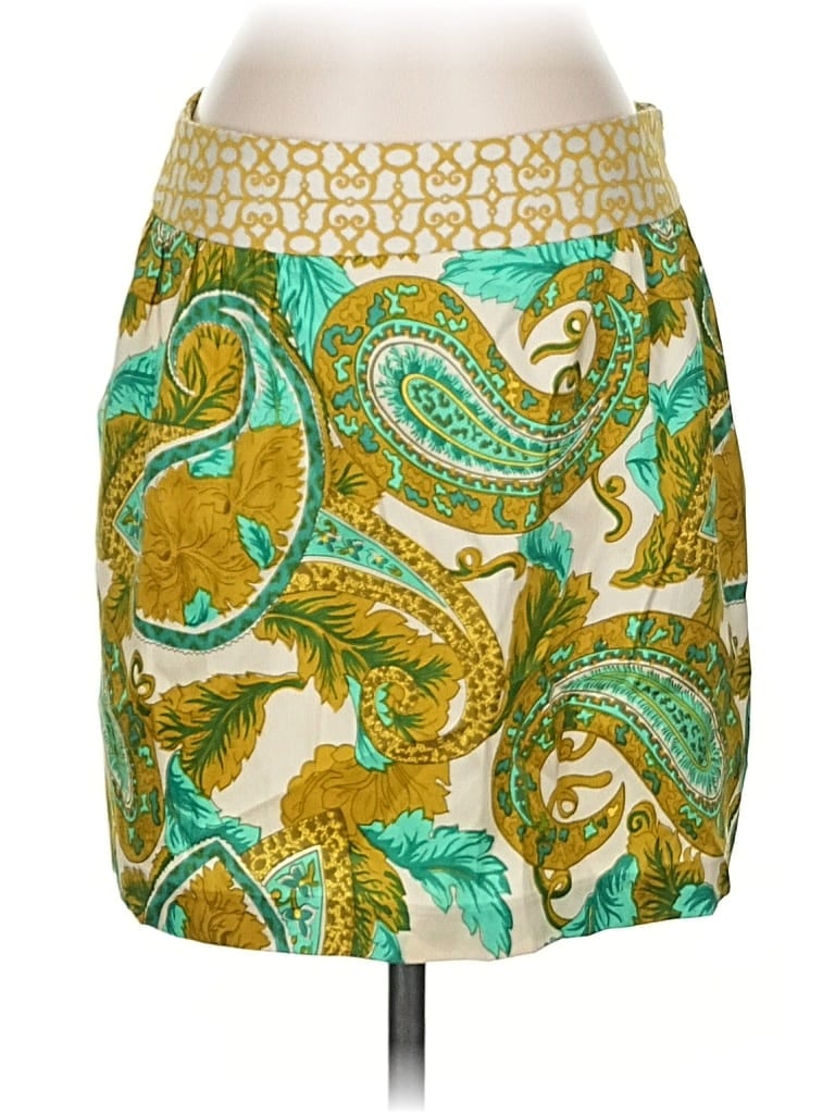 Pre-owned An Original Milly Of New York Casual Skirt In Green