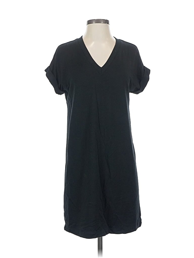 Pre-owned Lou & Grey Casual Dress In Black