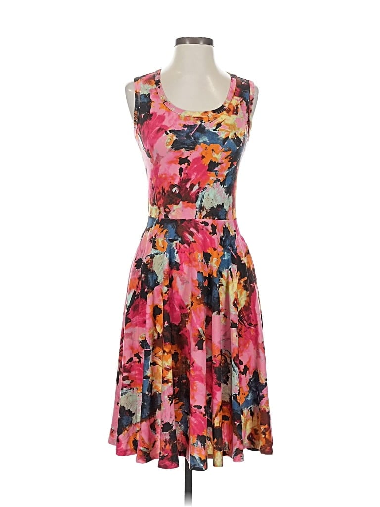 Pre-owned Lularoe Cocktail Dress In Pink