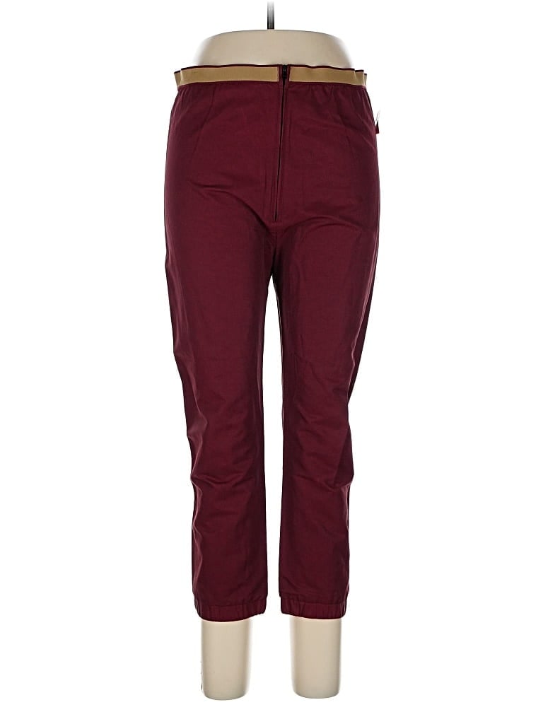 Pre-owned Marni Casual Pants In Burgundy