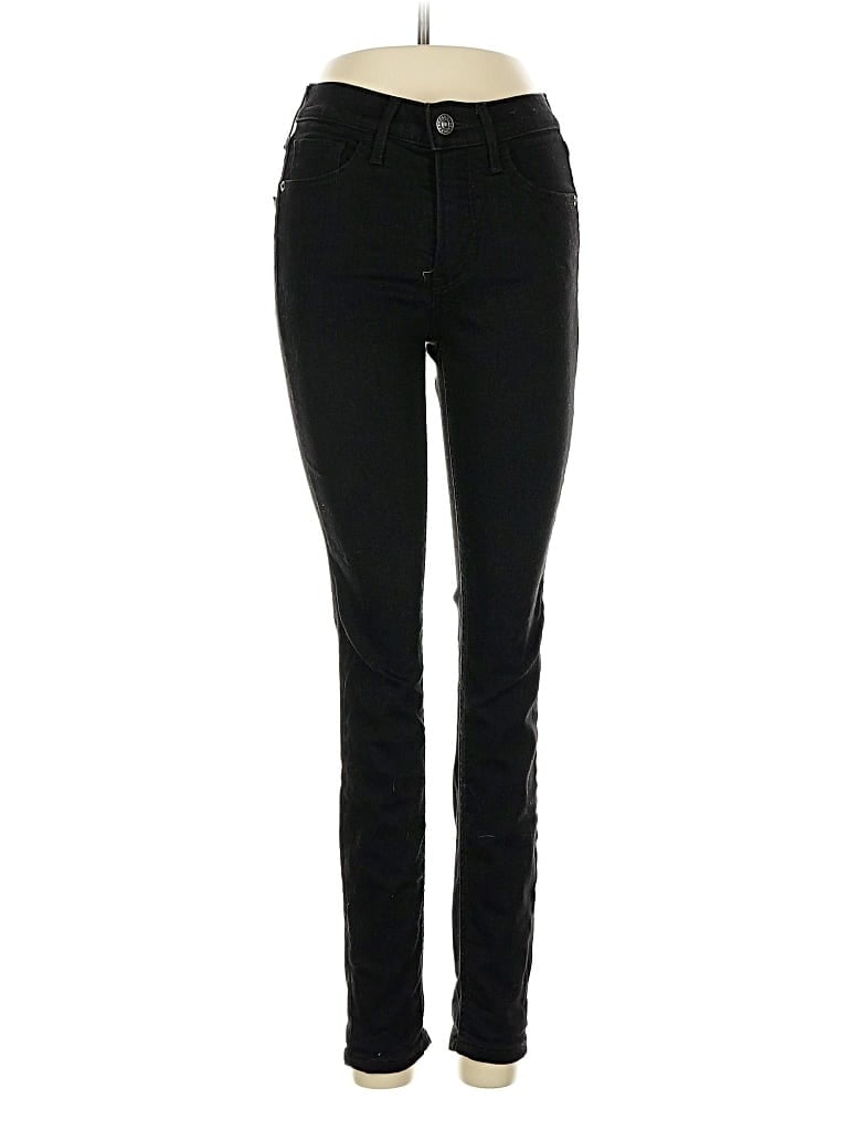 Pre-owned Express Outlet Jeggings In Black