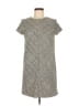 Zara Basic Chevron-herringbone Gray Casual Dress Size M - photo 1