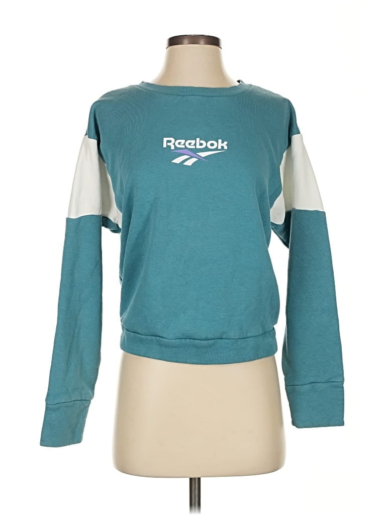 Pre-owned Reebok Sweatshirt In Blue