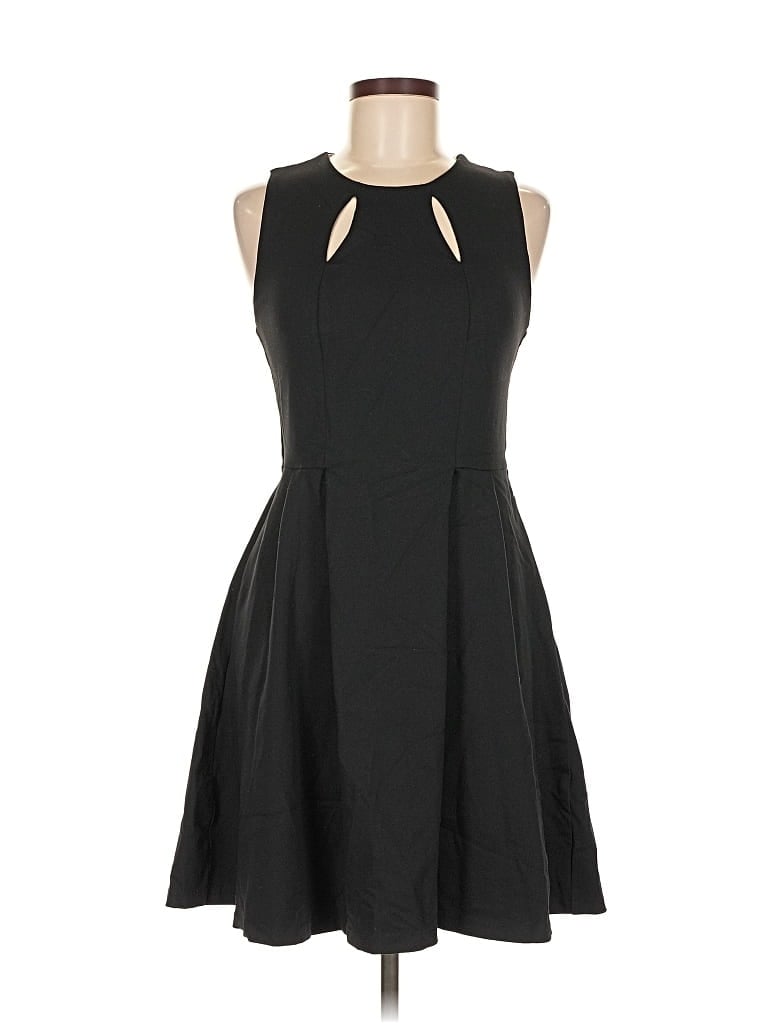 Pre-owned Cynthia Rowley Tjx Casual Dress In Black