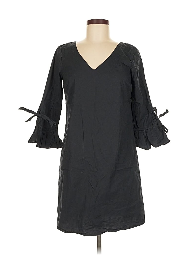Pre-owned J.crew Factory Store Casual Dress In Black