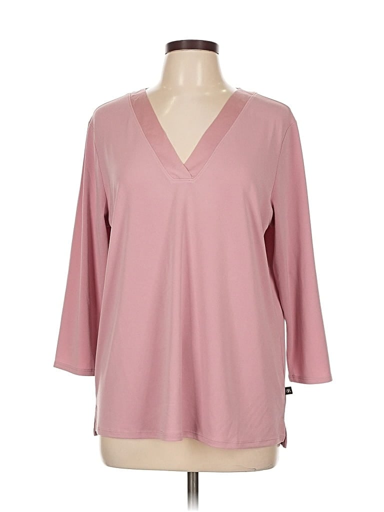 Click to view more detailed imagery on our partner's website Pre-owned Banana Republic 3/4 Sleeve T-shirt In Pink
