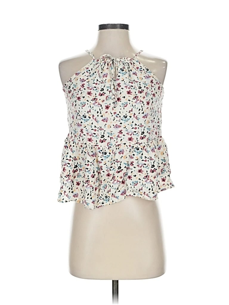 Pre-owned Maurices Sleeveless Blouse In White