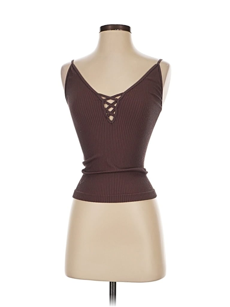 Pre-owned Intimately By Free People Tank Top Purple Strapless Neckline Tops