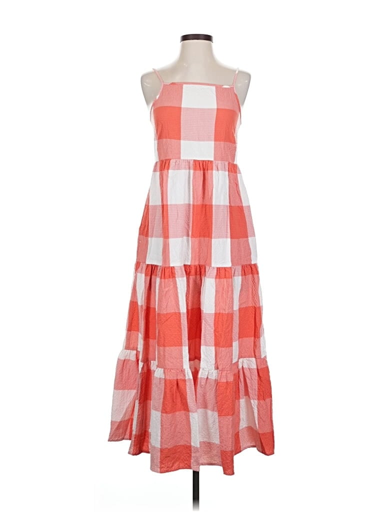 Pre-owned Lou & Grey Casual Dress In Orange