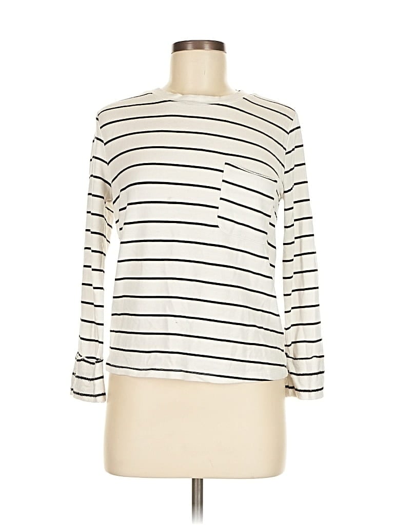 Pre-owned Splendid Pullover Sweater In White