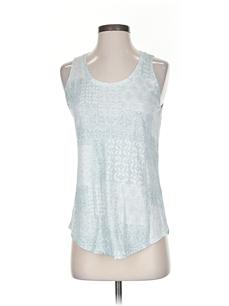 Pre-owned 24/7 Maurices Tank Top Silver Halter Neckline Tops