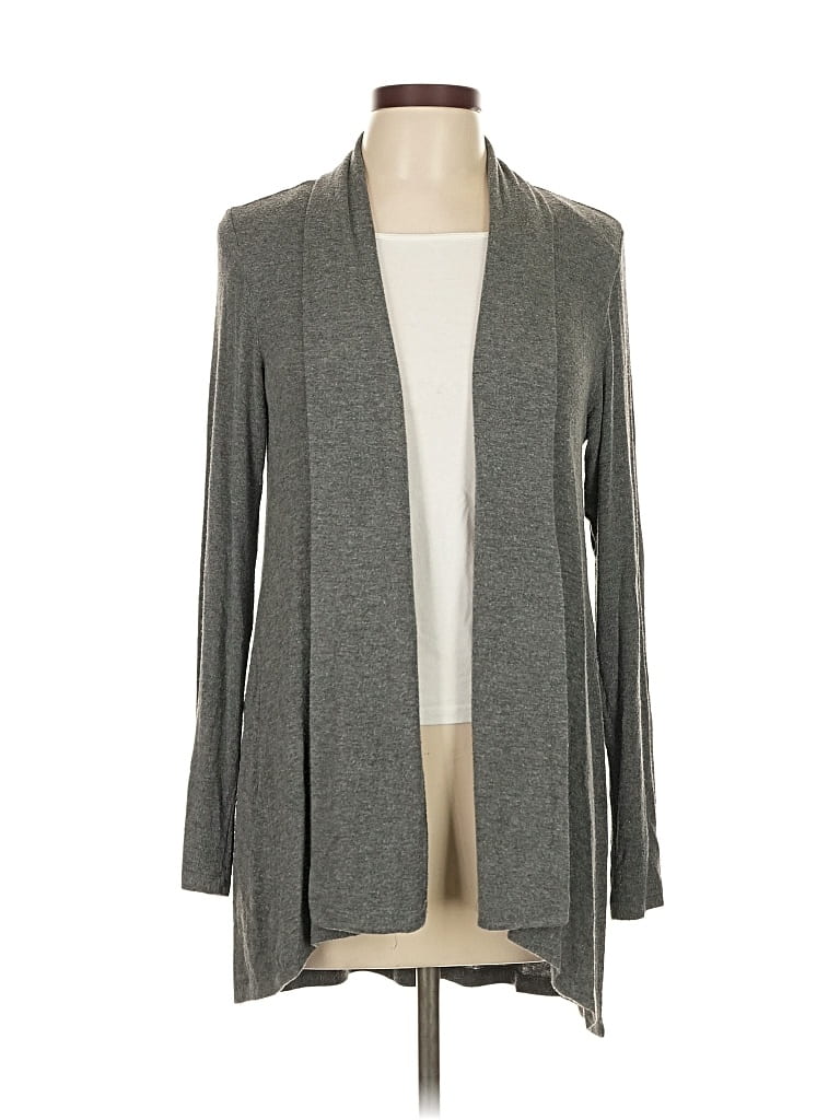 Pre-owned Bobeau Cardigan Sweater In Gray