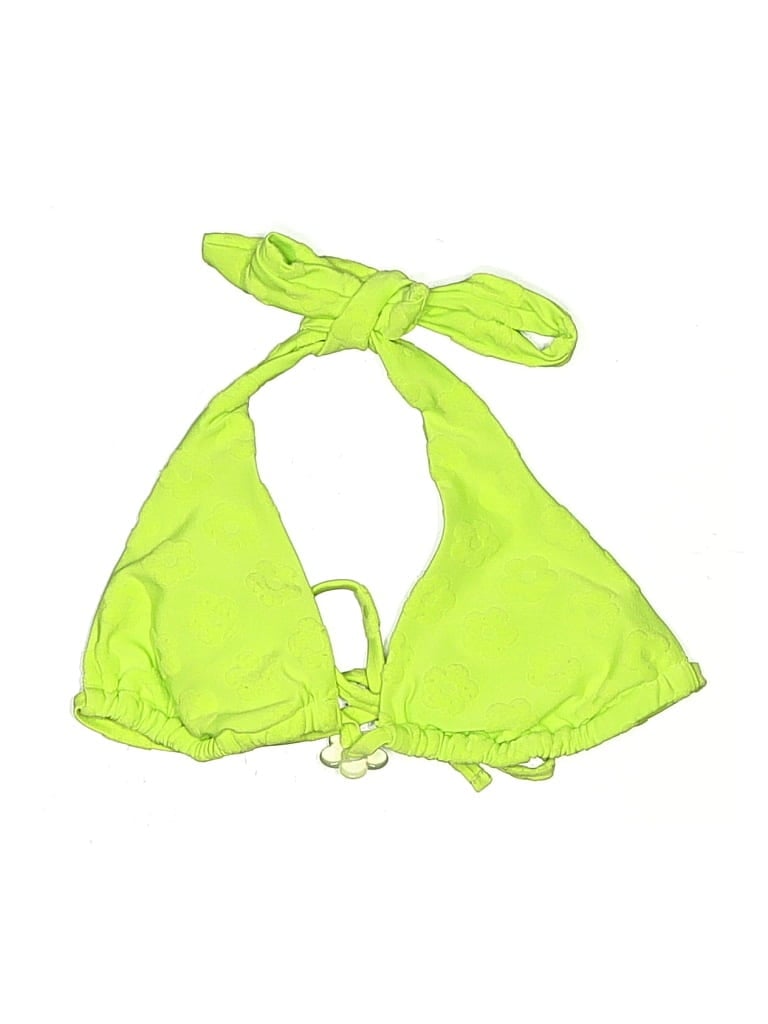 Pre-owned Wild Fable Swimsuit Top Green Swimwear