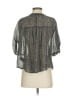 Patterson J. Kincaid 100% Polyester Gray 3/4 Sleeve Blouse Size XS - photo 2