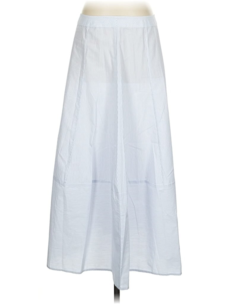 Pre-owned Ming Wang Casual Skirt In White