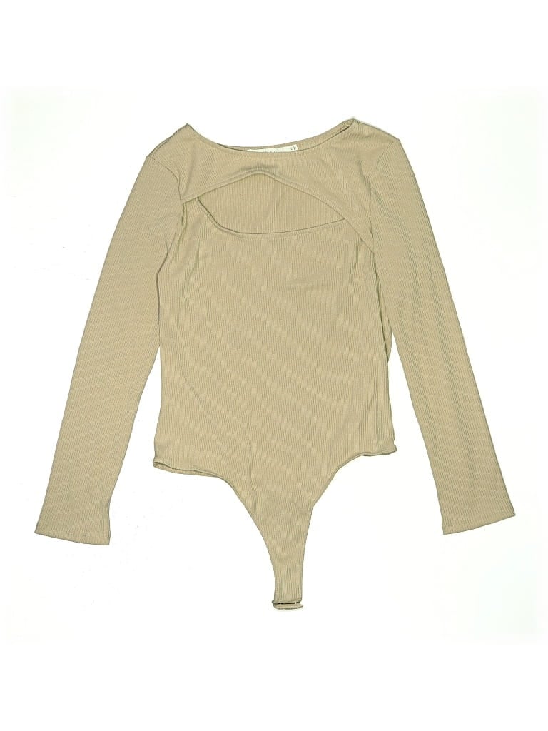 Pre-owned Astr Bodysuit In Brown