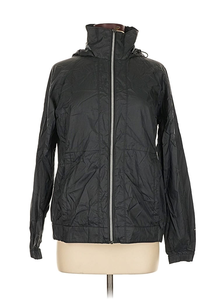 Pre-owned Columbia Windbreaker Jacket In Black