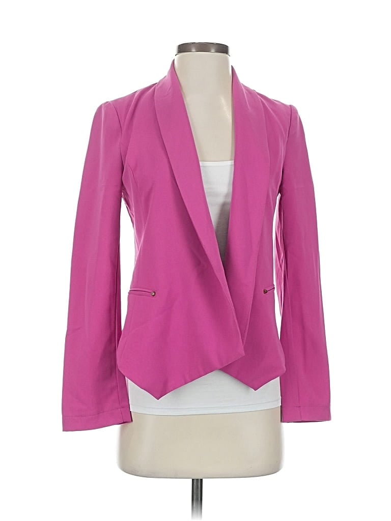 Pre-owned Blue Rain Blazer Jacket In Pink