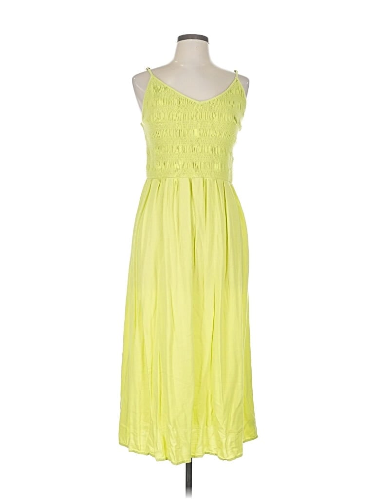 Pre-owned Wild Fable Casual Dress In Yellow