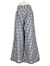 Cider Checkered-gingham Blue Casual Pants Size M - photo 2