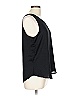 NY Collection 100% Polyester Black Sleeveless Blouse Size L - photo 4