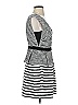 BCBGMAXAZRIA Stripes Gray Cocktail Dress Size 4 - photo 4