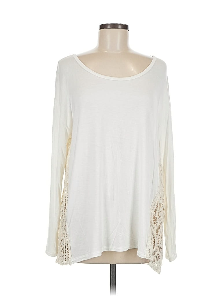 HEM & THREAD Pre-owned Long Sleeve T-shirt In White