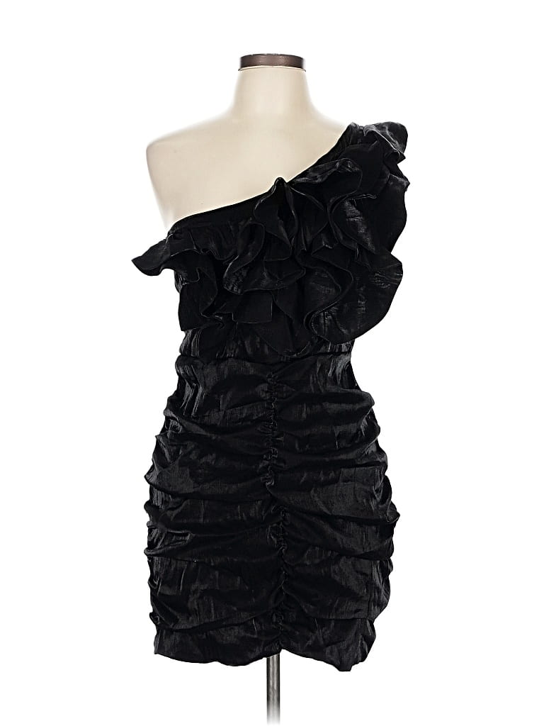 Pre-owned Mng Cocktail Dress In Black