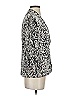 Alex Evenings Animal Print Silver Blazer Size S - photo 4