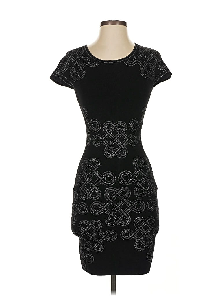 Pre-owned Diane Von Furstenberg Cocktail Dress In Black