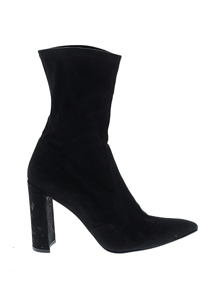 Pre-owned Stuart Weitzman Ankle Boots In Black
