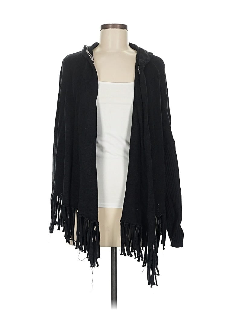 Pre-owned Johnny Was Cardigan Sweater In Black