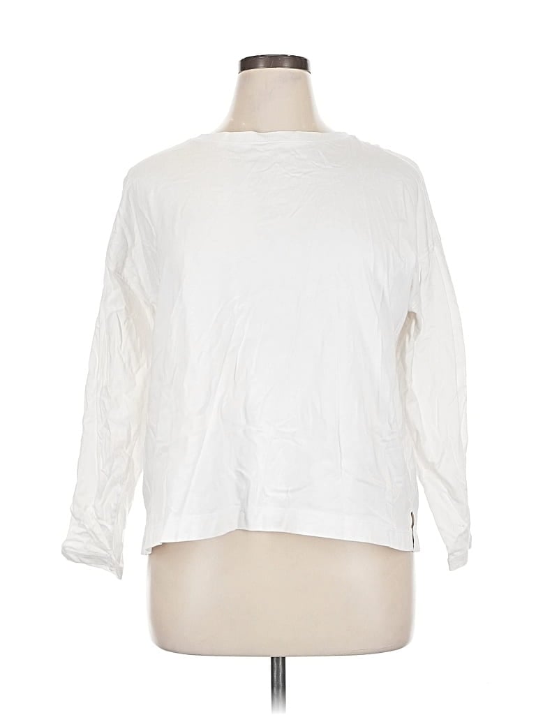 Pre-owned Old Navy 3/4 Sleeve T-shirt In White