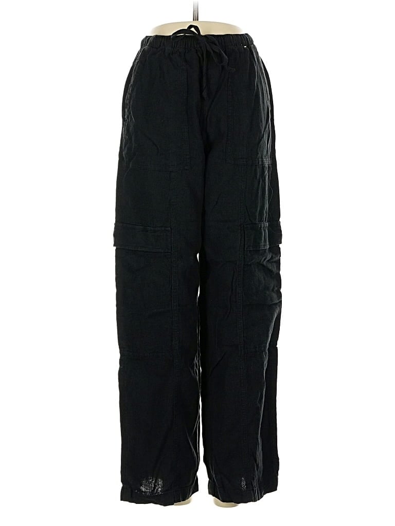 ABERCROMBIE & FITCH Pre-owned Linen Pants In Black