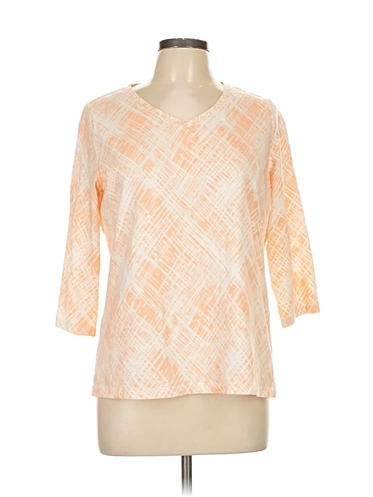 Pre-owned Studio Works 3/4 Sleeve T-shirt In Orange