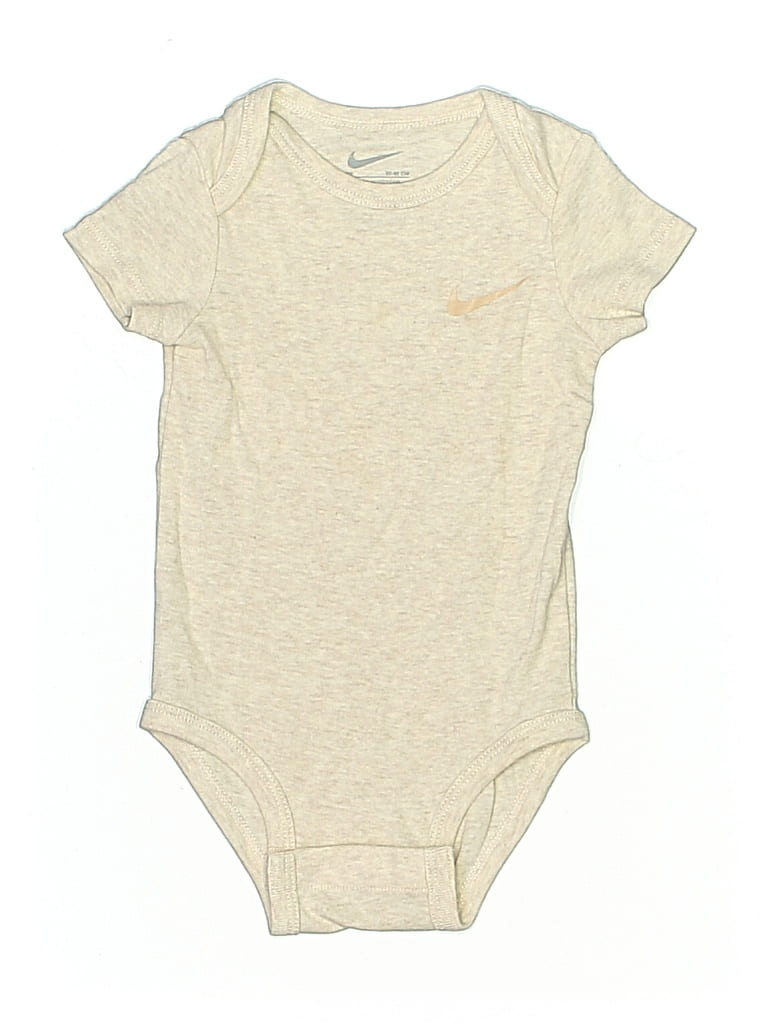 Click to view more detailed imagery on our partner's website Pre-owned Nike Babies' Short Sleeve Onesie In Gold