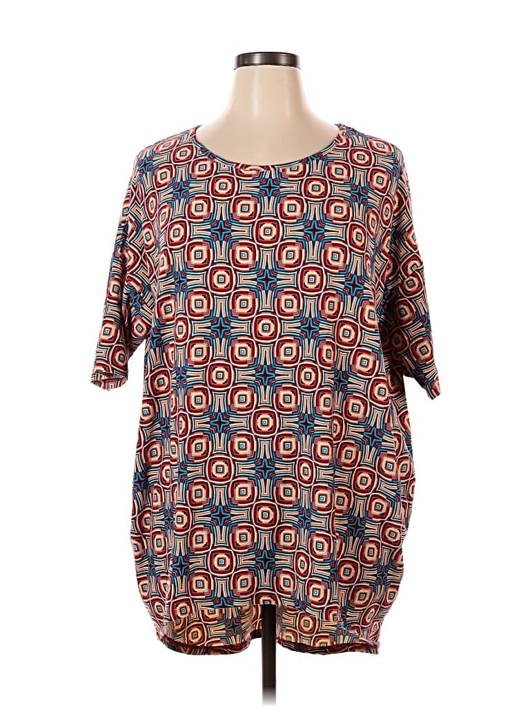 LULAROE Pre-owned Short Sleeve T-shirt In Red