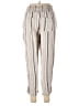Sincerely Jules Stripes Ivory Linen Pants Size L - photo 2