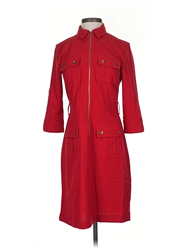 Click to view more detailed imagery on our partner's website Pre-owned Sharagano Casual Dress In Red