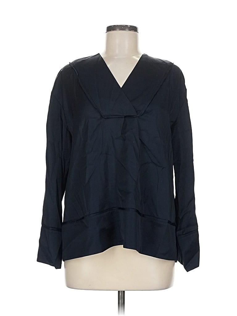 BANANA REPUBLIC Pre-owned Long Sleeve Blouse In Black