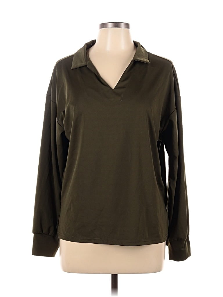 Click to view more detailed imagery on our partner's website Pre-owned Unbranded Long Sleeve Blouse In Green
