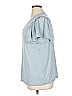 Cupio Blue Short Sleeve Top Size 1X - photo 5