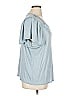 Cupio Blue Short Sleeve Top Size 1X - photo 4
