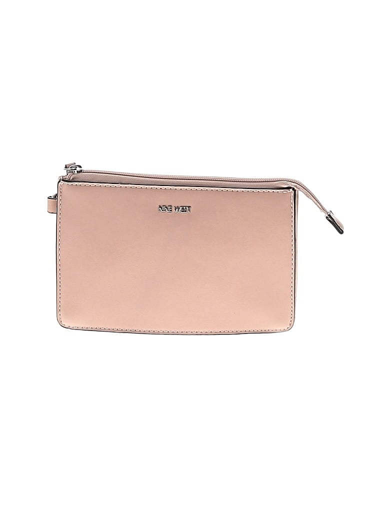 Pre-owned Nine West Wristlet In Brown