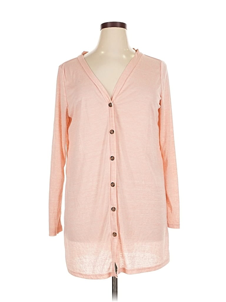 Pre-owned Unbranded Cardigan Sweater In Pink