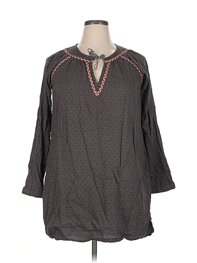 Pre-owned Roxy Casual Dress In Gray