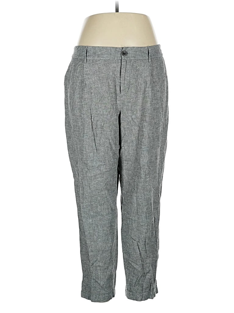 Pre-owned A New Day Linen Pants In Gray